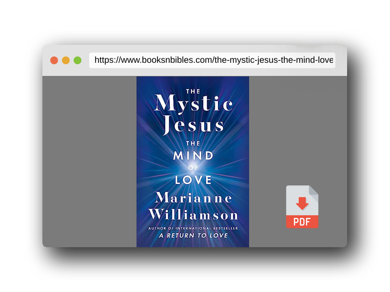 PDF Preview of the book The Mystic Jesus: The Mind of Love
