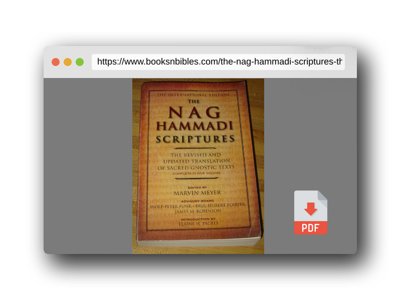 PDF Preview of the book The Nag Hammadi Scriptures: The International Edition