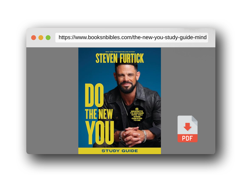 PDF Preview of the book Do the New You Study Guide: 6 Mindsets to Become Who You Were Created to Be