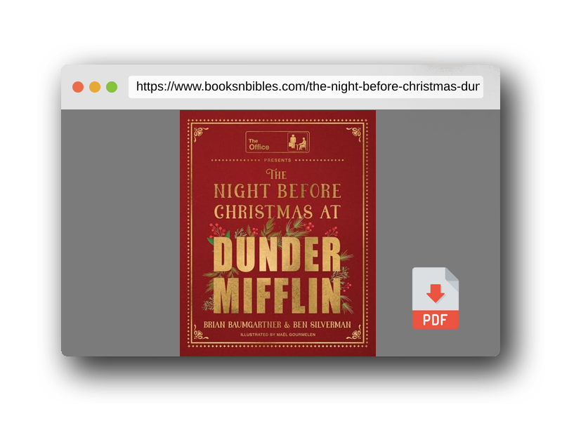 PDF Preview of the book The Night Before Christmas at Dunder Mifflin: A hilarious and heartwarming retelling of a Christmas classic and perfect holiday gift for fans of The Office.