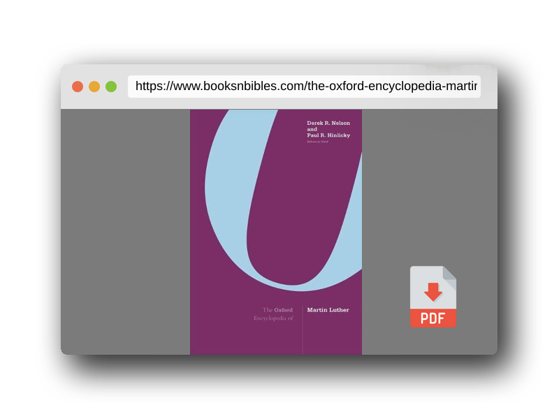 PDF Preview of the book The Oxford Encyclopedia of Martin Luther: 3-Volume Set