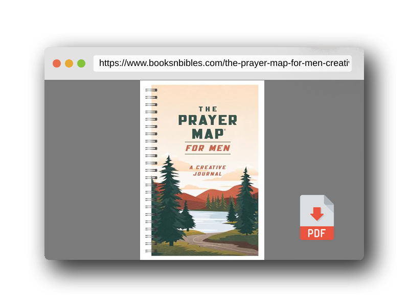 PDF Preview of the book The Prayer Map for Men: A Creative Journal (Faith Maps)