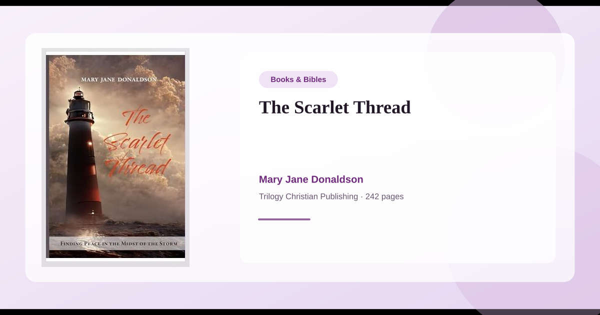 Csarlet Thread Book The Scarlet Thread → Download and Print PDF, Abstract, Specs, Data ...