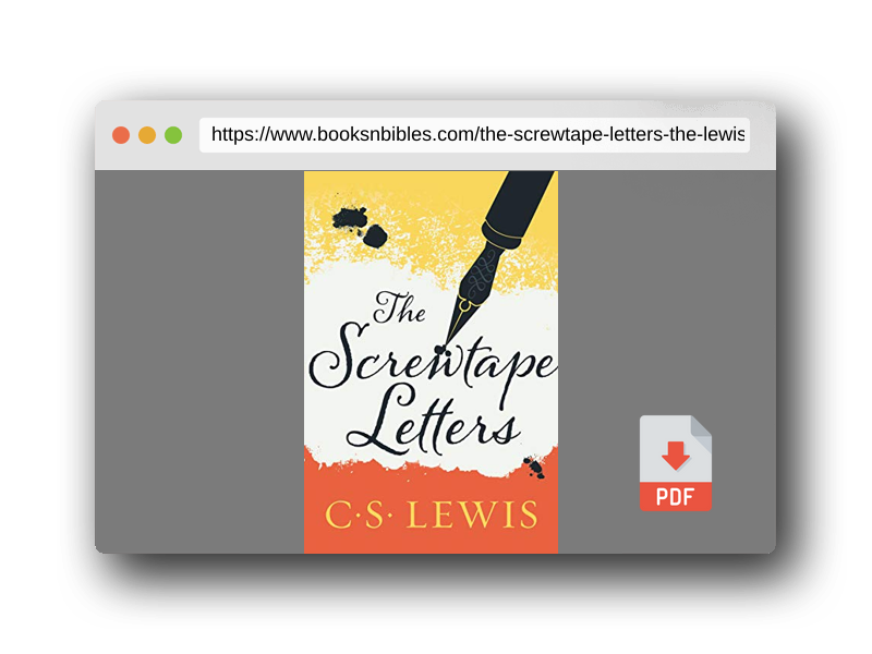 PDF Preview of the book The Screwtape Letters (The C.S. Lewis Signature Classics)