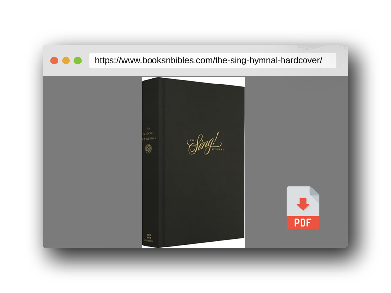 PDF Preview of the book The Sing! Hymnal (Hardcover)