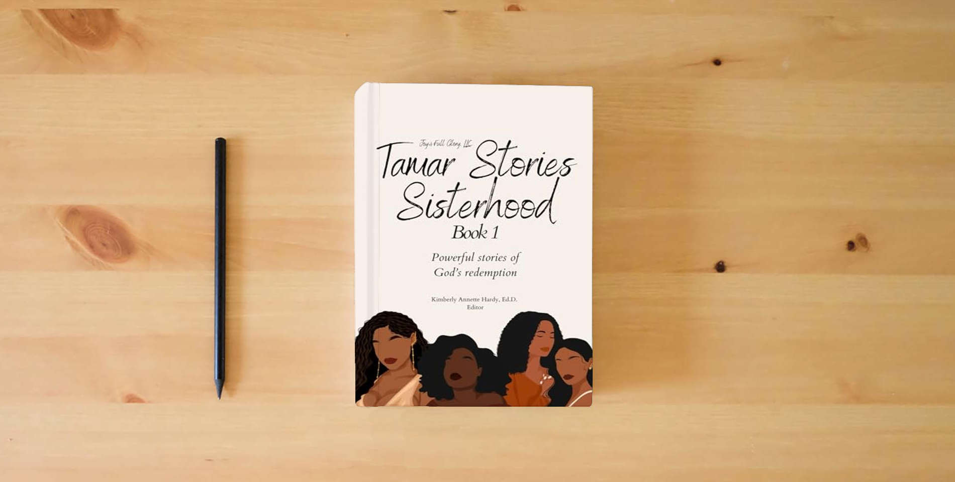The book The Tamar Stories Sisterhood: Book 1 is on the table