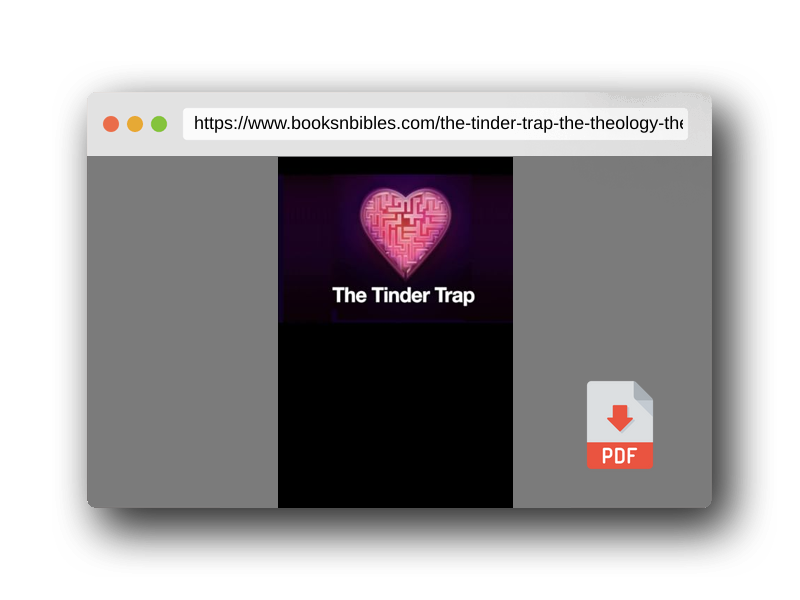 PDF Preview of the book The Tinder Trap: The Theology of the Future