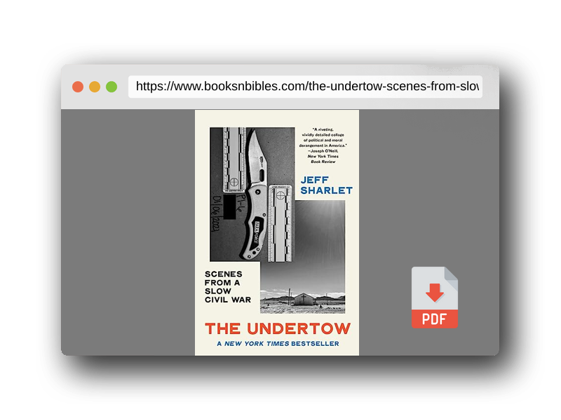 PDF Preview of the book The Undertow: Scenes from a Slow Civil War