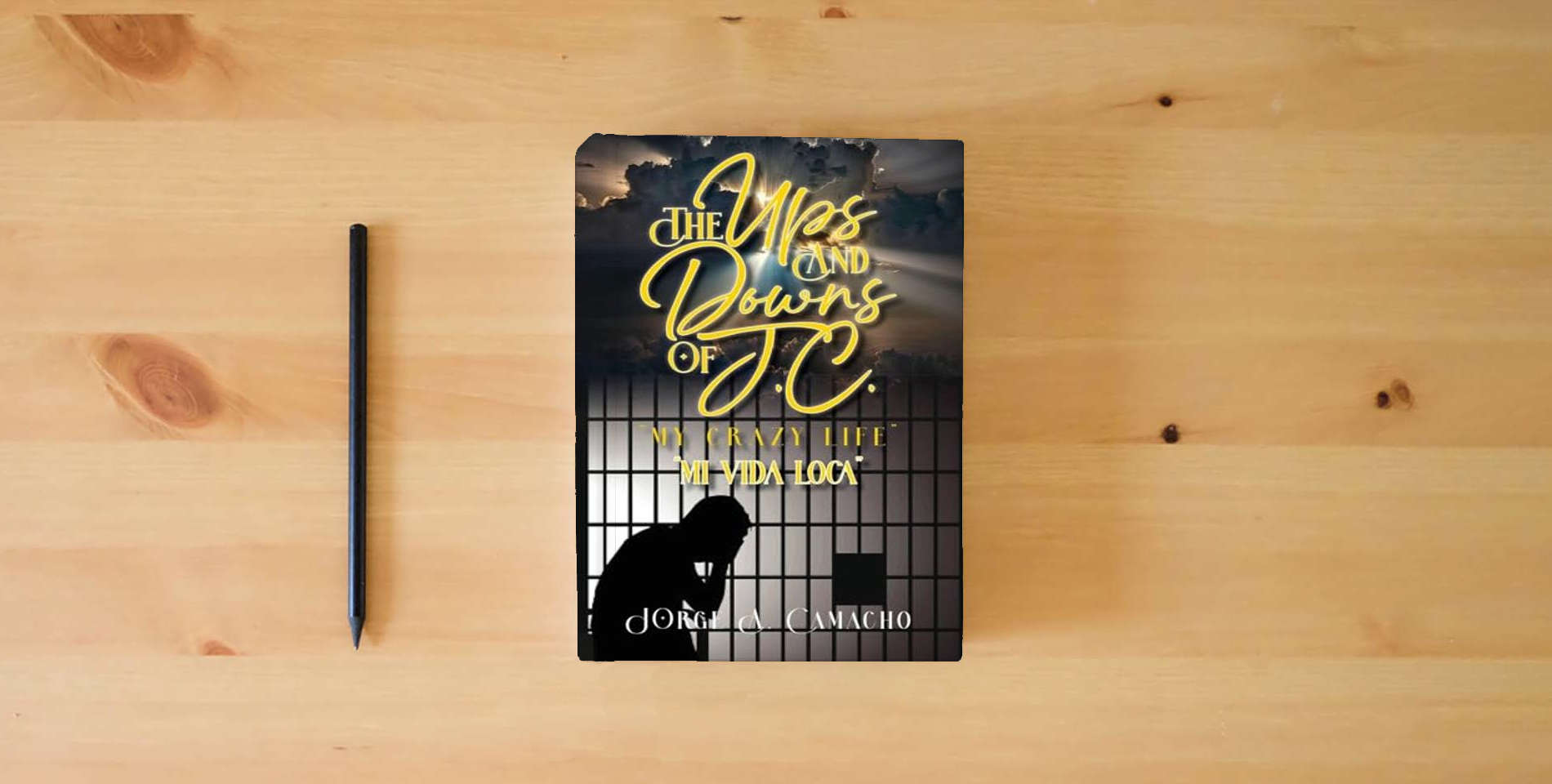 The book The Ups and Downs of J.C. - My Crazy Life: Mi Vida Loca is on the table