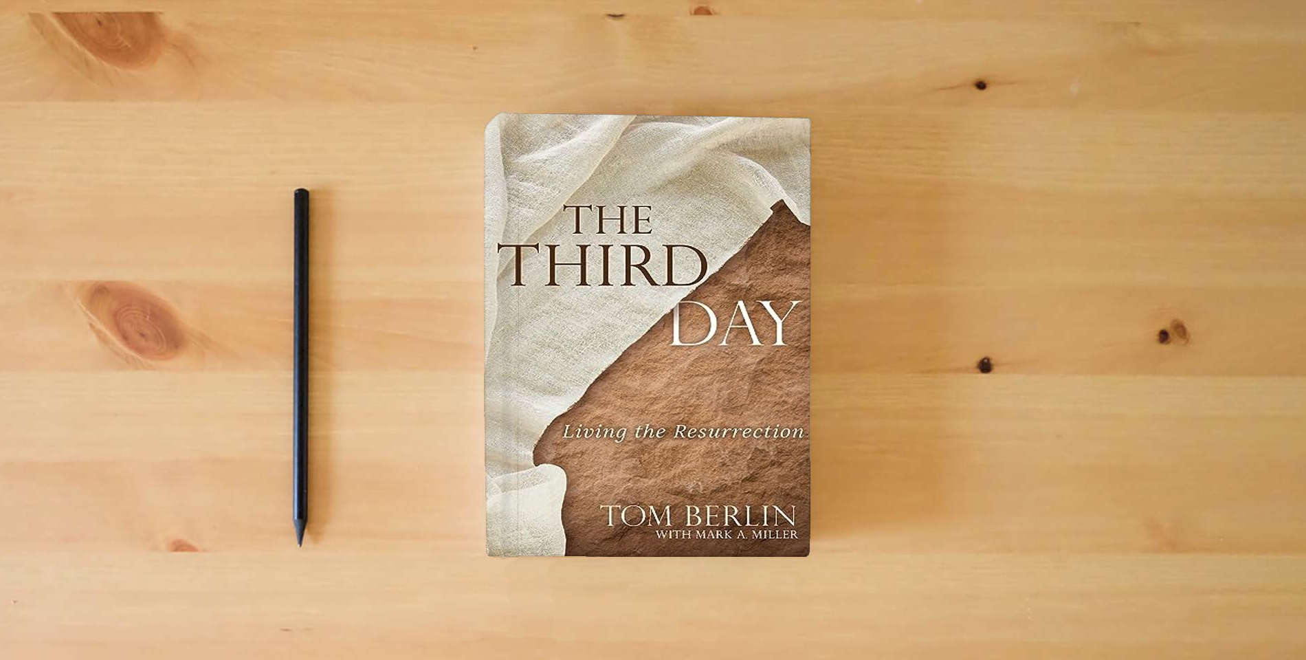 The book Third Day is on the table