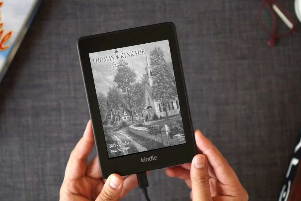 Read Online Thomas Kinkade Studios 2025 Deluxe Wall Calendar with Scripture as a Kindle eBook
