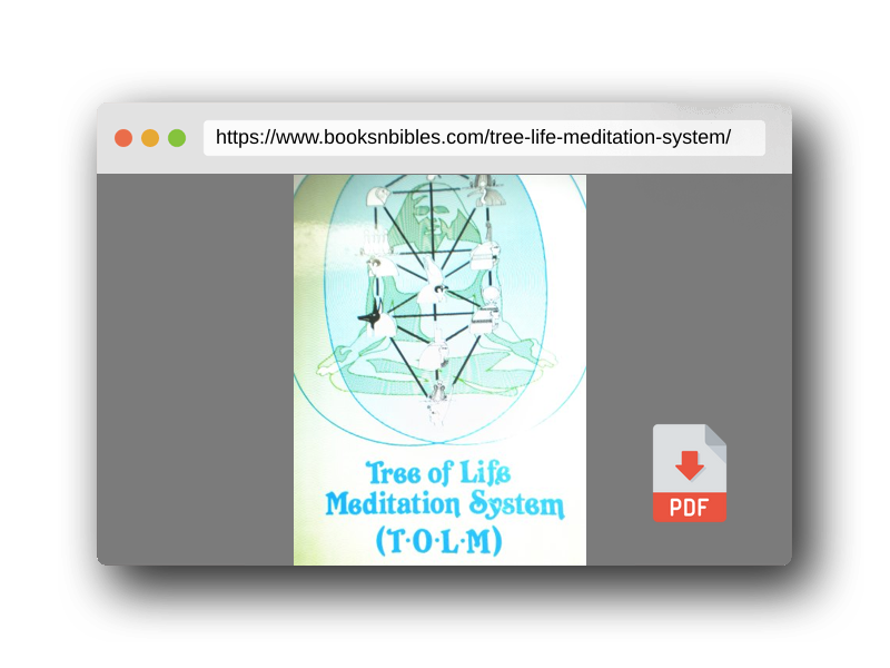PDF Preview of the book Tree of Life Meditation System (T.O.L.M.)