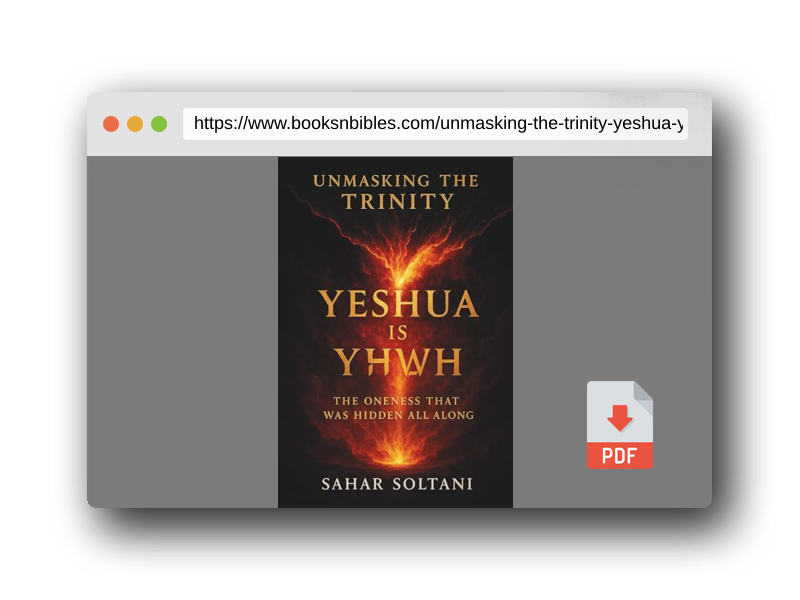 PDF Preview of the book UNMASKING THE TRINITY YESHUA IS YHWH: THE ONENESS THAT WAS HIDDEN ALL ALONG
