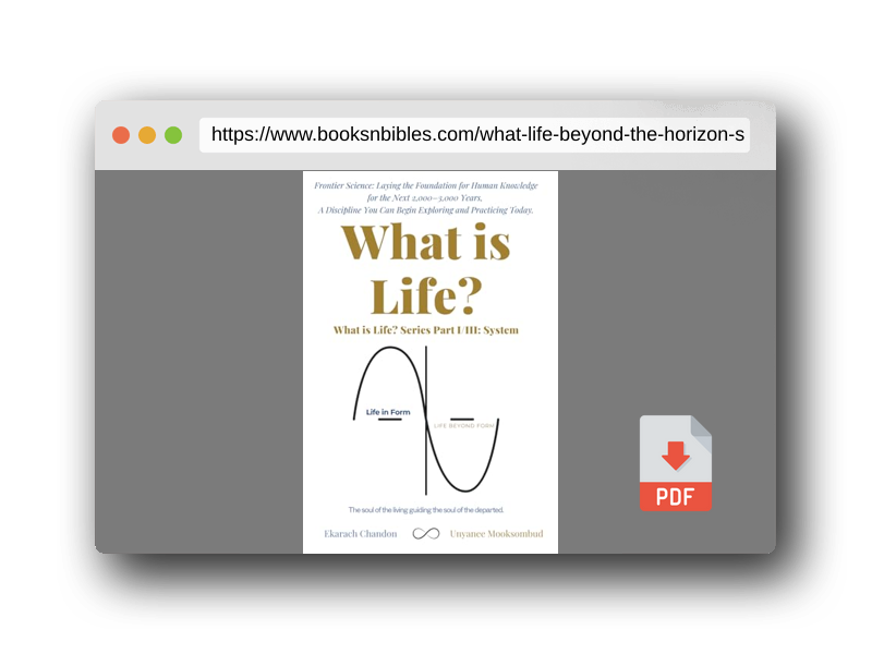 PDF Preview of the book What is Life ?: Beyond the Horizon: Seeking Completeness in Life's Data