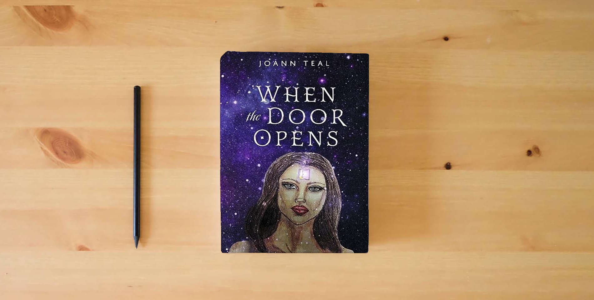 The book When the Door Opens is on the table