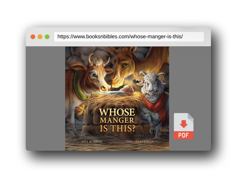 PDF Preview of the book Whose Manger Is This?