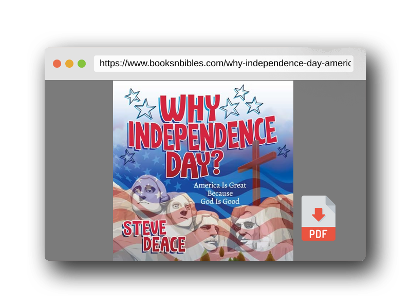 PDF Preview of the book Why Independence Day?: America Is Great Because God Is Good