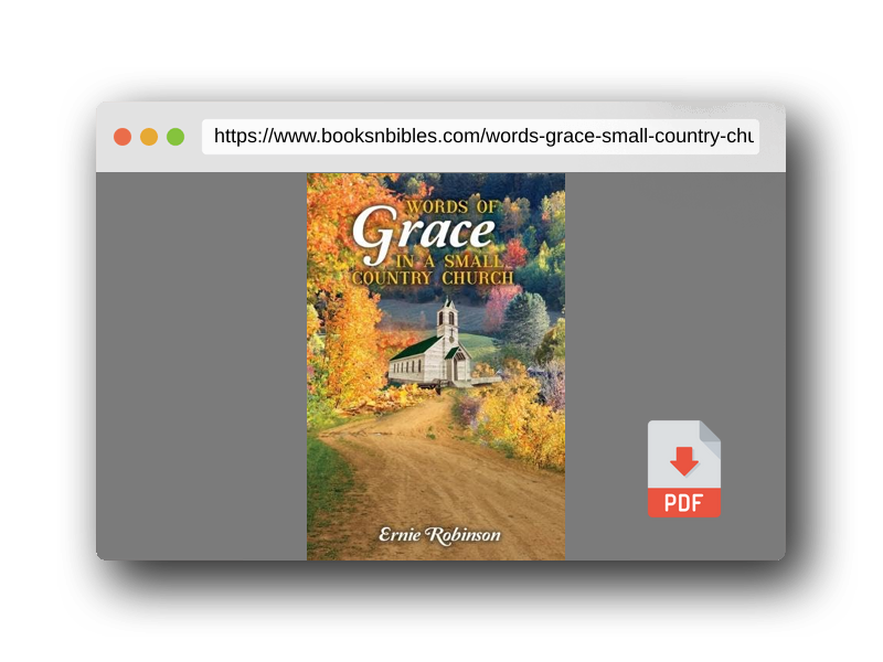 PDF Preview of the book Words of Grace in a Small Country Church