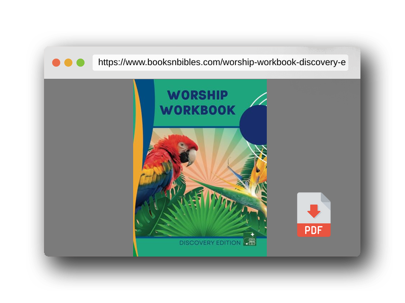PDF Preview of the book Worship Workbook: Discovery Edition