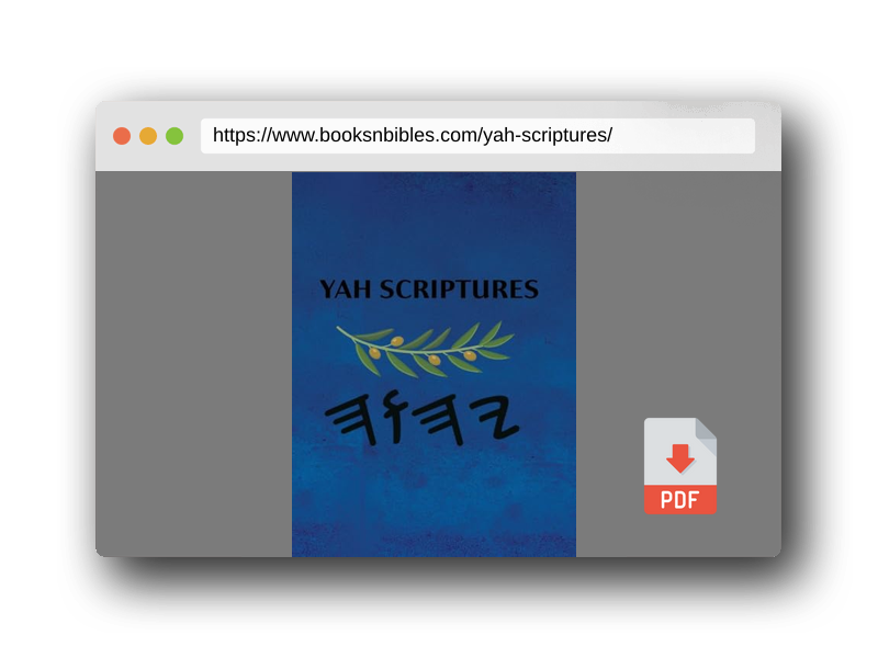 PDF Preview of the book Yah Scriptures
