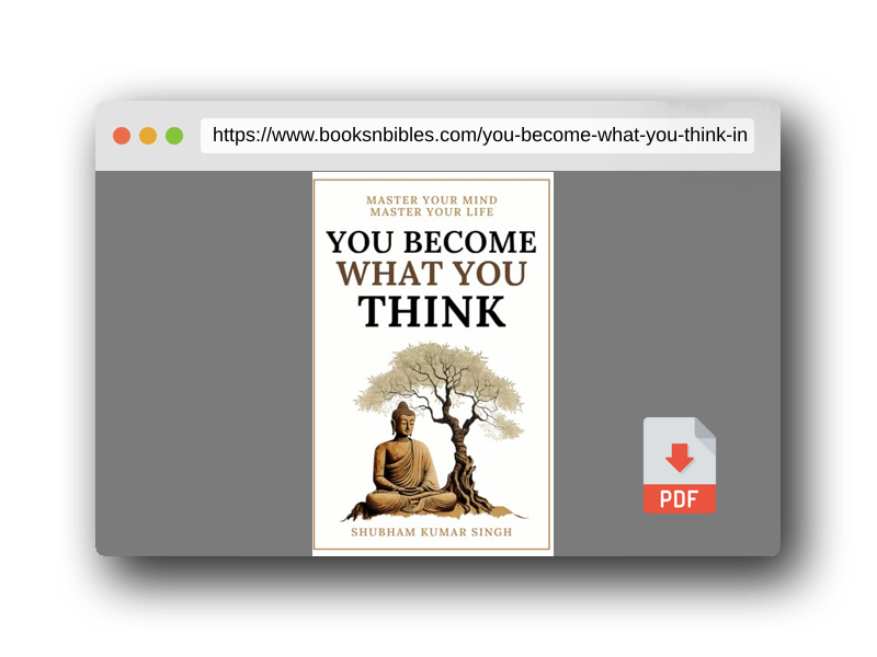 PDF Preview of the book You Become What You think: Insights to Level Up Your Happiness, Personal Growth, Relationships, and Mental Health