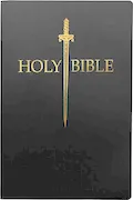 Book Cover: KJV Sword Bible, Large Print, Black Ultrasoft: (Red Letter, 1611 Version) (King James Version Sword Bible)