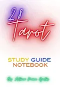 Book Cover: Tarot: 28 Tarot Study Guide NoteBook