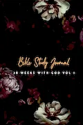 Book Cover: Bible Study Journal: 28 Weeks with God Vol 1