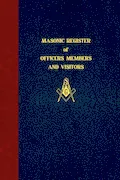 Book Cover: Masonic Register of Officers, Members and Visitors