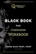 Book Cover: Unchained Leader Black Book + Companion Workbook: Blackout Edition