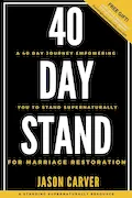 Book Cover: 40 DAY STAND FOR MARRIAGE RESTORATION: A 40-DAY JOURNEY EMPOWERING YOU TO STAND SUPERNATURALLY FOR MARRIAGE RESTORATION