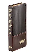 Book Cover: The Famous Subject Bible: Complete Topical Study Bible & Reference Edition (Holy Bible, King James Version KJV, Large Print, Words of Christ in Red, Inline Definitions)