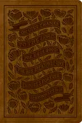 Book Cover: ESV Women's Study Bible (TruTone, Nubuck Caramel, 1 Chronicles 16:34 Design): Holy Bible, English Standard Version