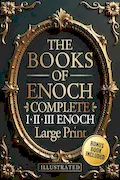 The Books of Enoch Complete – LARGE PRINT: Includes Enoch I-II-III, Noah, Dream Visions, the Heavenly Luminaries, and Other Lost Apocryphal Texts (ILLUSTRATED) Book Cover: The Books of Enoch Complete – LARGE PRINT: Includes Enoch I-II-III, Noah, Dream Visions, the Heavenly Luminaries, and Other Lost Apocryphal Texts (ILLUSTRATED)