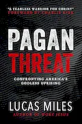 Book Cover: Pagan Threat: Confronting America's Godless Uprising with a Foreword by Charlie Kirk