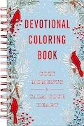Book Cover: Cozy Moments to Calm Your Heart: Devotional Coloring Book