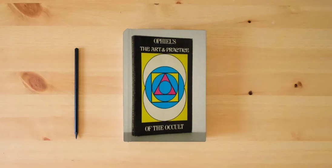 The book Art and Practice of the Occult} is on the table