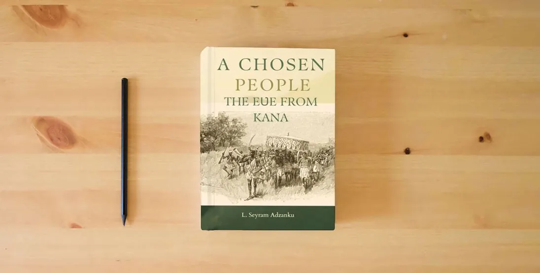 The book A Chosen People: The Eʋe From Kana} is on the table