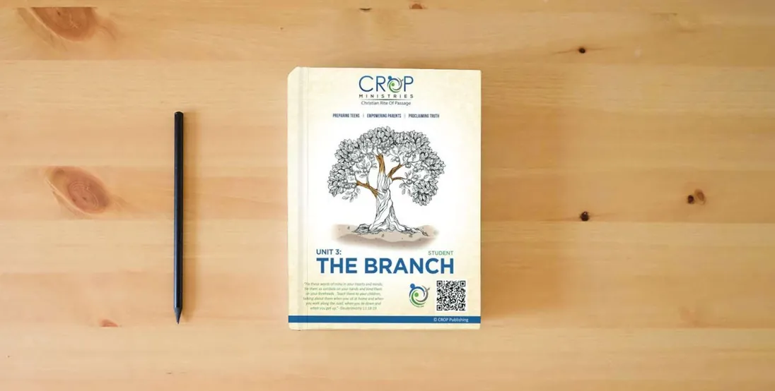 The book CROP Unit 3: Student: The Branch} is on the table