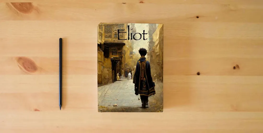 The book Eliot} is on the table