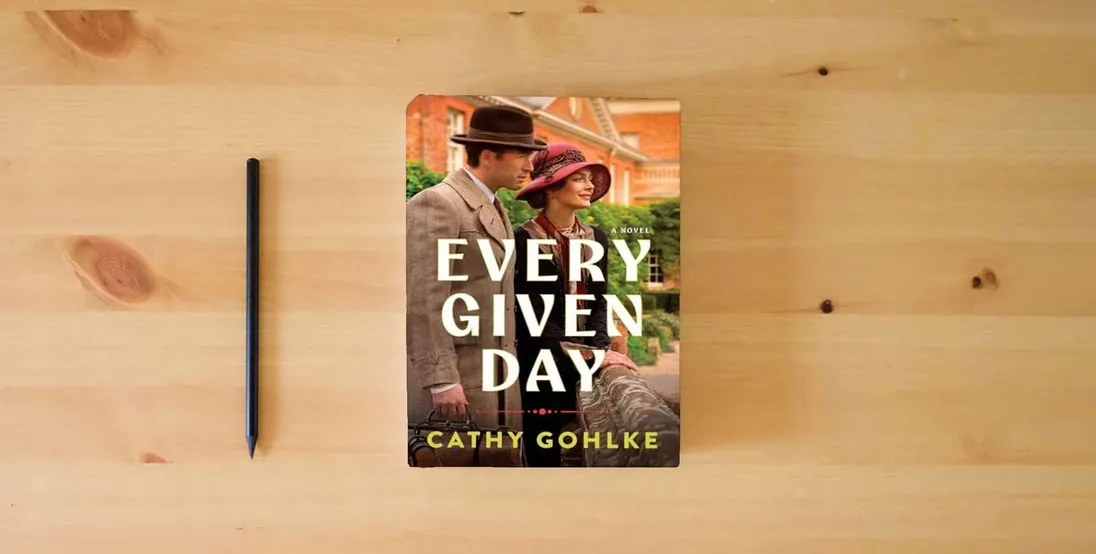 The book Every Given Day} is on the table