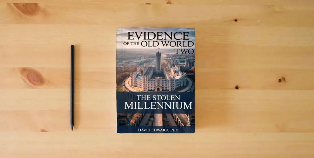 The book Evidence of the Old World Two: The Stolen Millennium} is on the table