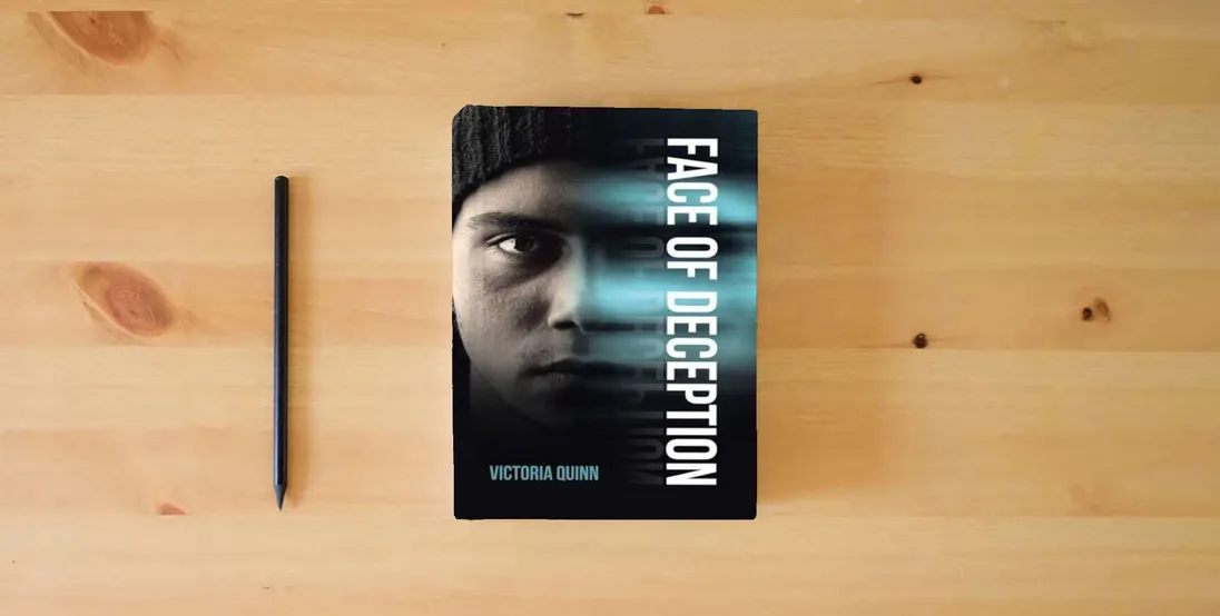 The book Face of Deception} is on the table
