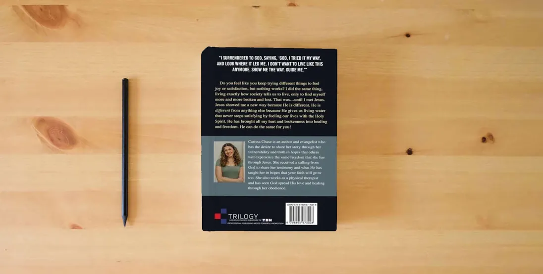 The book From Lost to Found: How Jesus Transformed My Life in My 20's} is on the table