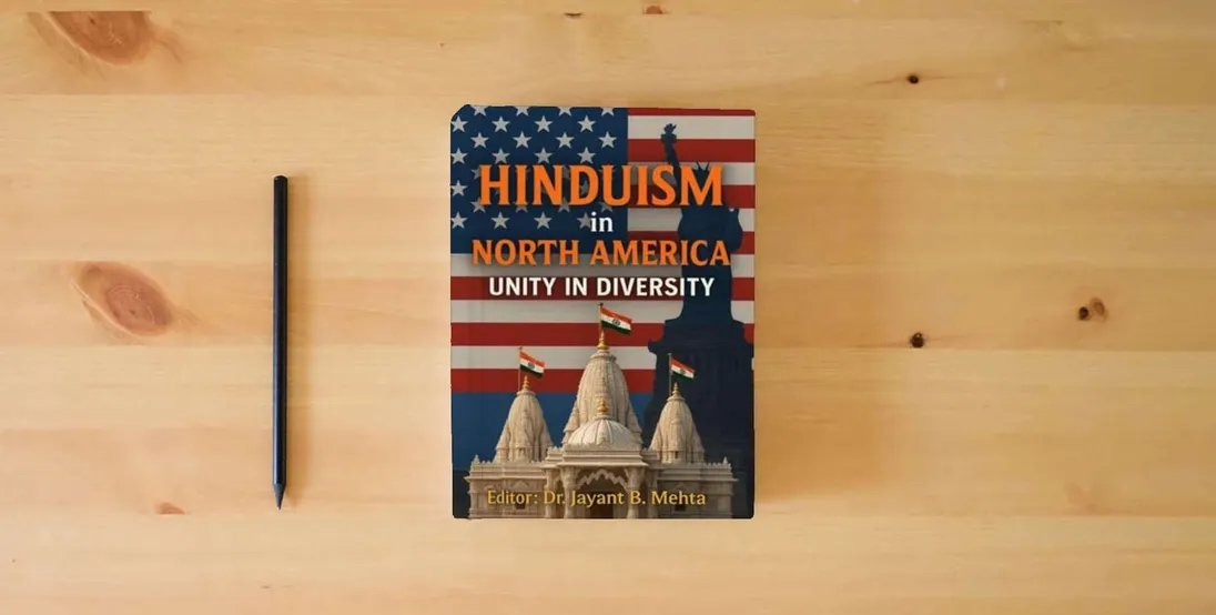 The book Hinduism In North America: Unity in Diversity} is on the table