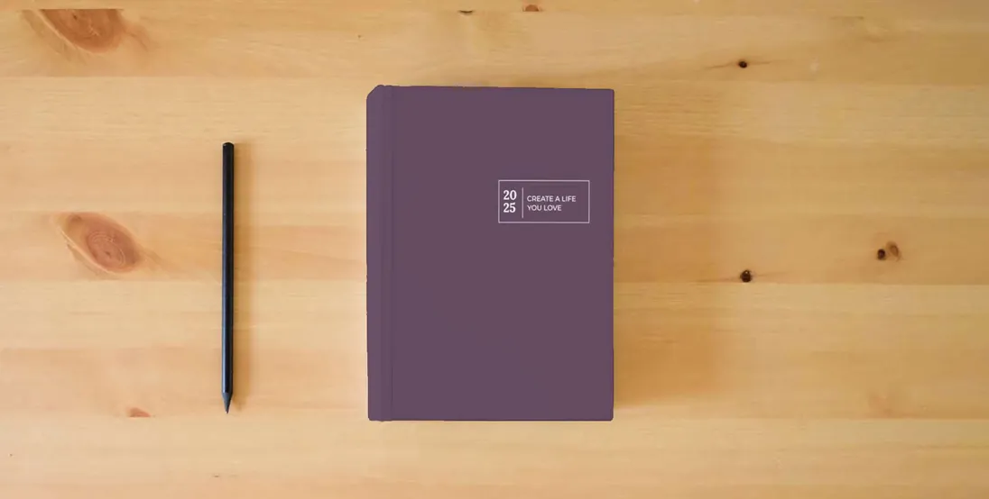 The book Hourly Thriving in Motherhood Planner Time Blocking Layout (Dated Jan-Dec): Vision Workbook; Goal Setting, Project Planning, Habit Tracking; ... Daily and Weekly Big 3; Context Based To-Dos} is on the table