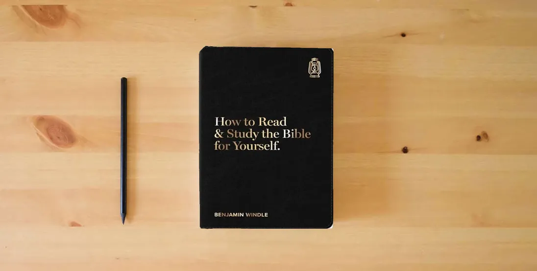 The book How to Read & Study the Bible for Yourself} is on the table