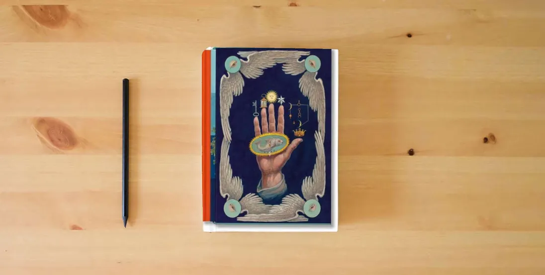 The book Manly Palmer Hall. Secret Teachings of All Ages} is on the table