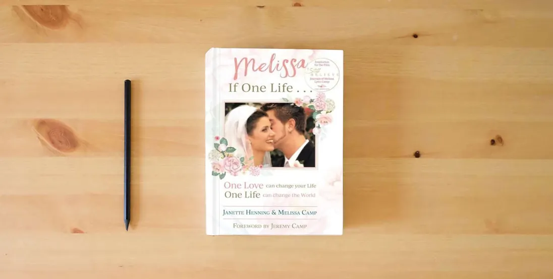 The book Melissa If One Life ...} is on the table