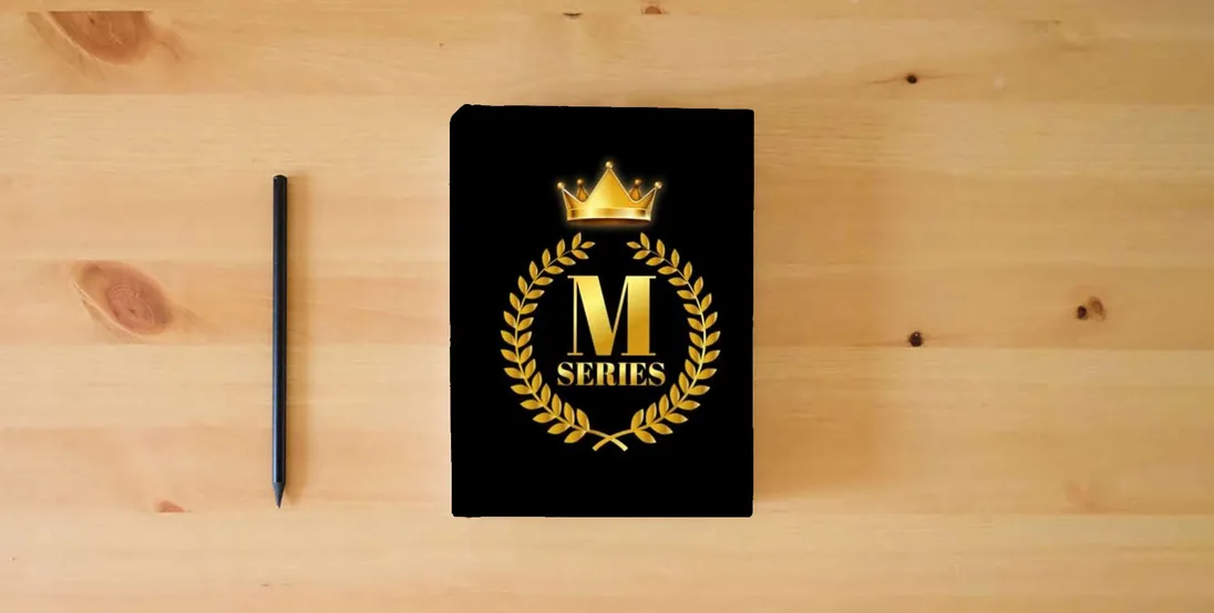 The book M Series Prayer Journal} is on the table